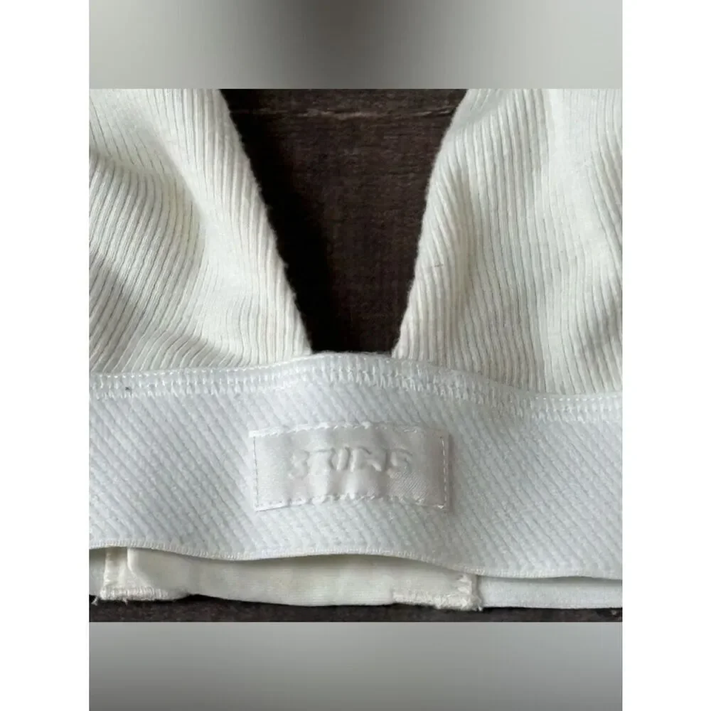 Skims Cotton Rib Plunge Bralette